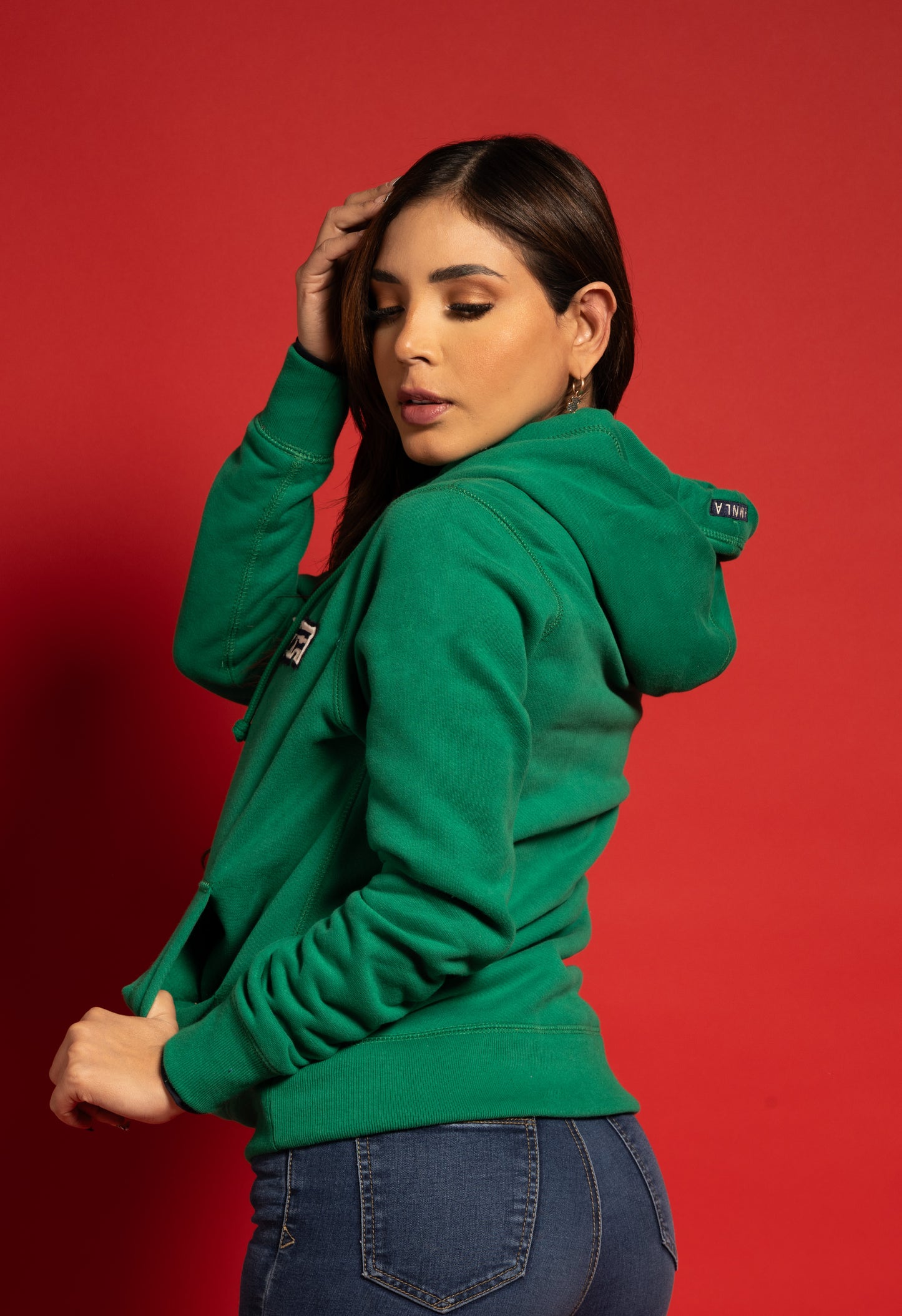 Sudadera Verde con Capucha